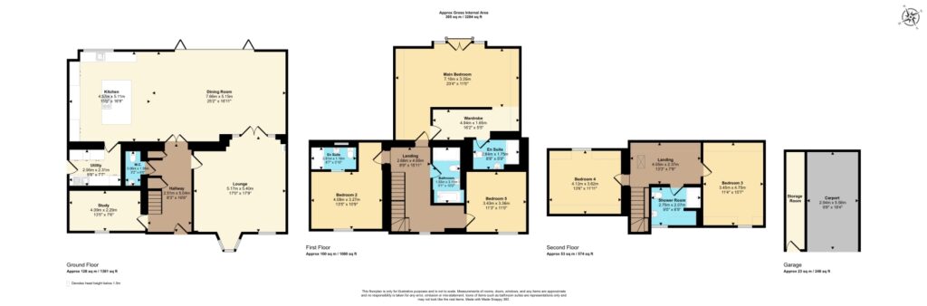 Floor plan for The Boot, Barnard Gate, Witney