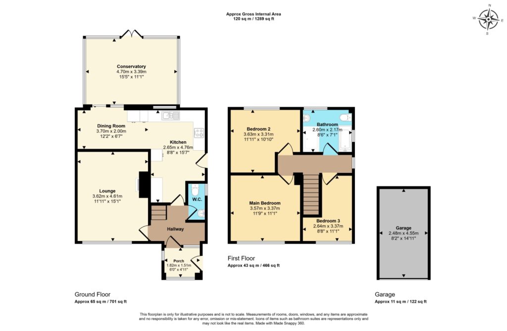 Floor plan for Greens Road