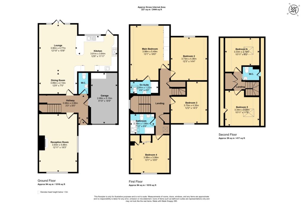 Floor plan for The Downs
