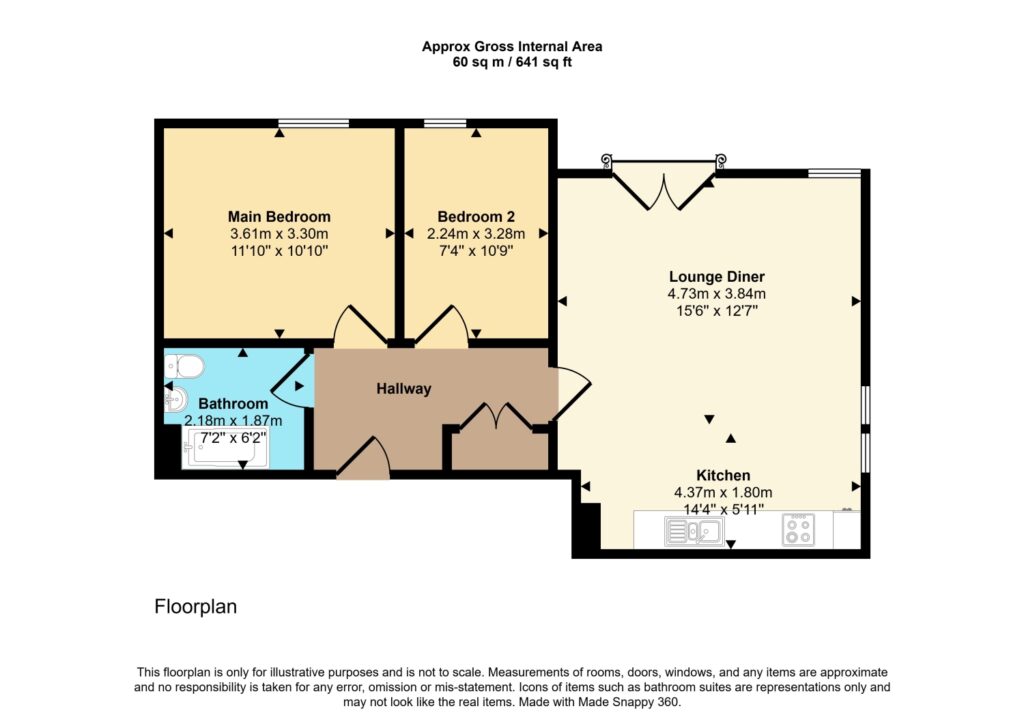 Floor plan for Hop House Furrow Crescent