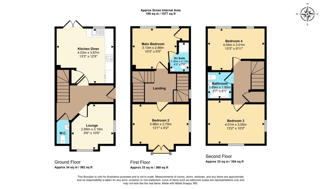 Floor plan for Chilton Close