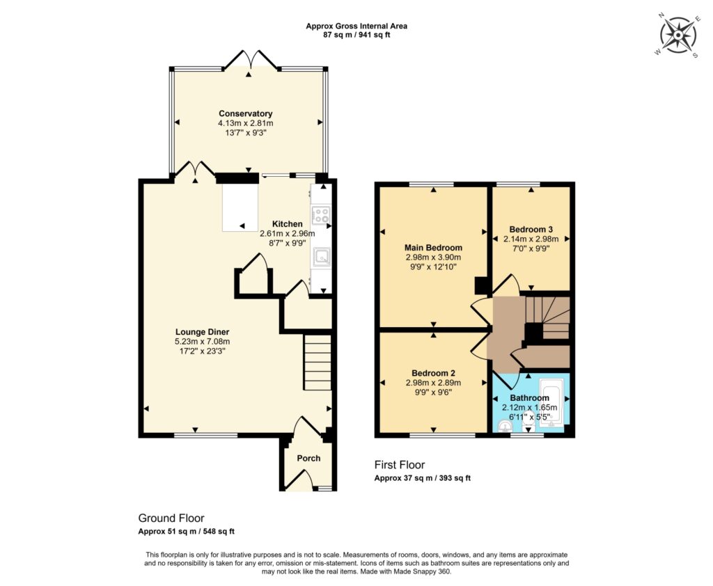 Floor plan for The Blowings