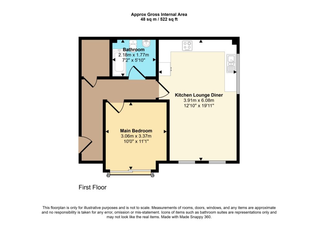 Floor plan for Old Orchard Court, Corndell Gardens