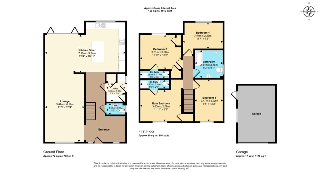 Floor plan for Rock Close